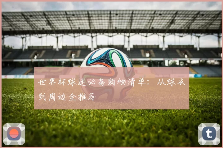 世界杯球迷必备购物清单:从球衣到周边全推荐