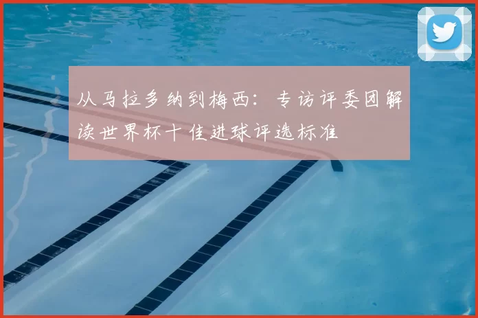 从马拉多纳到梅西：专访评委团解读世界杯十佳进球评选标准